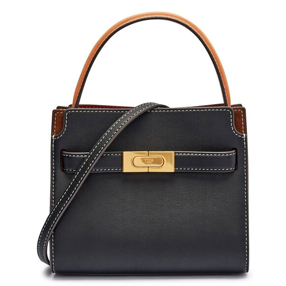 Tory Burch Petite Lee Radziwill Double Crossbody Bag – Black - Picture 1 of 13